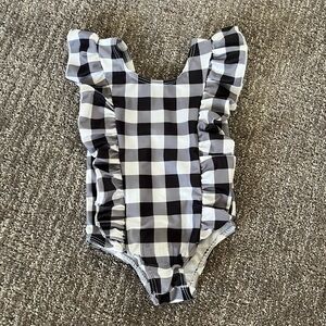 NWT Baby Girl Plaid One Piece Swimsuit